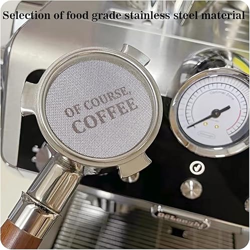 Miniatura 2 de Pantalla de disco de espresso de 2.106 in, grosor de 0.067 in, 150 m, ducha inferior, malla de filtro de café para cesta de filtro de portafiltro,
