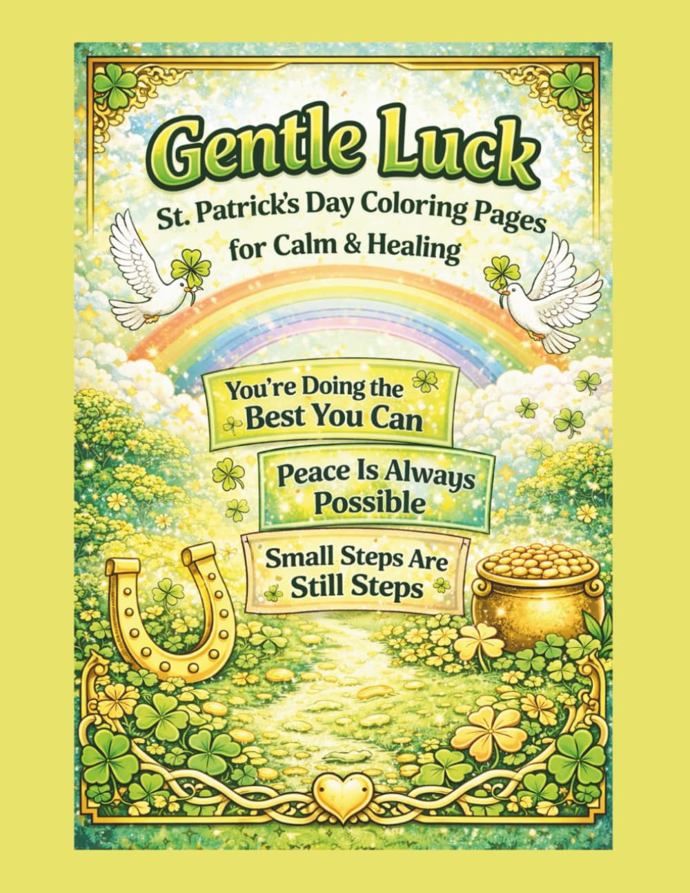 Gentle Luck St. Patrick’s Day Coloring Book for Calm & Healing
