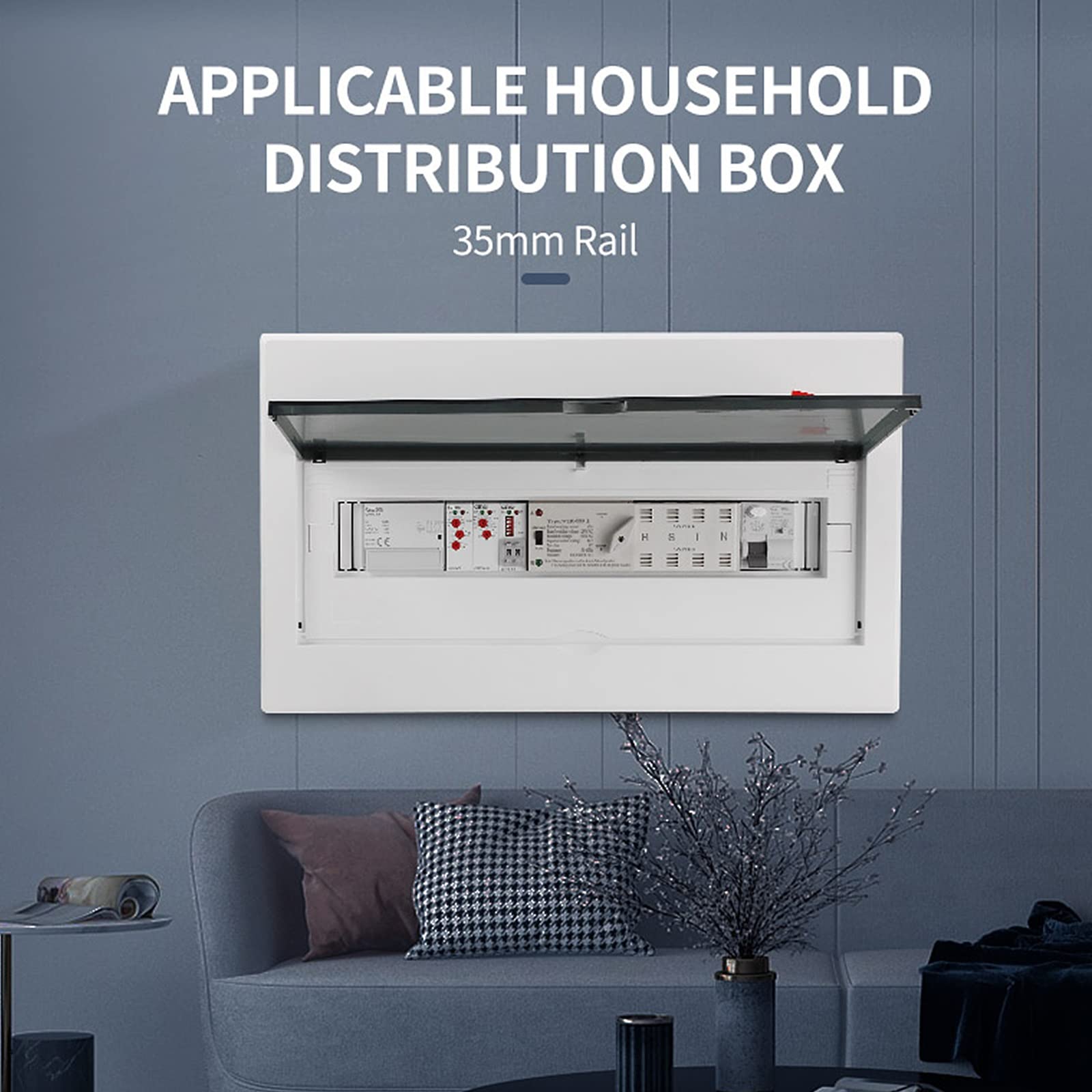 Jadeshay ATS Fotovoltaico Commutatore Automatico Doppia Alimentazione Fotovoltaico 4P 63A 220V su Guida DIN 35mm Interruttore di Trasferimento Automatico per Impianto Fotovoltaico