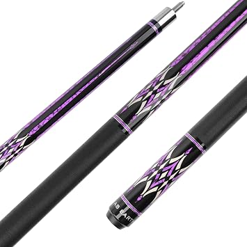 58" Pool Cue Stick Canadian Maple 13mm Tip Billiard Cue with Irish Linen Wrap