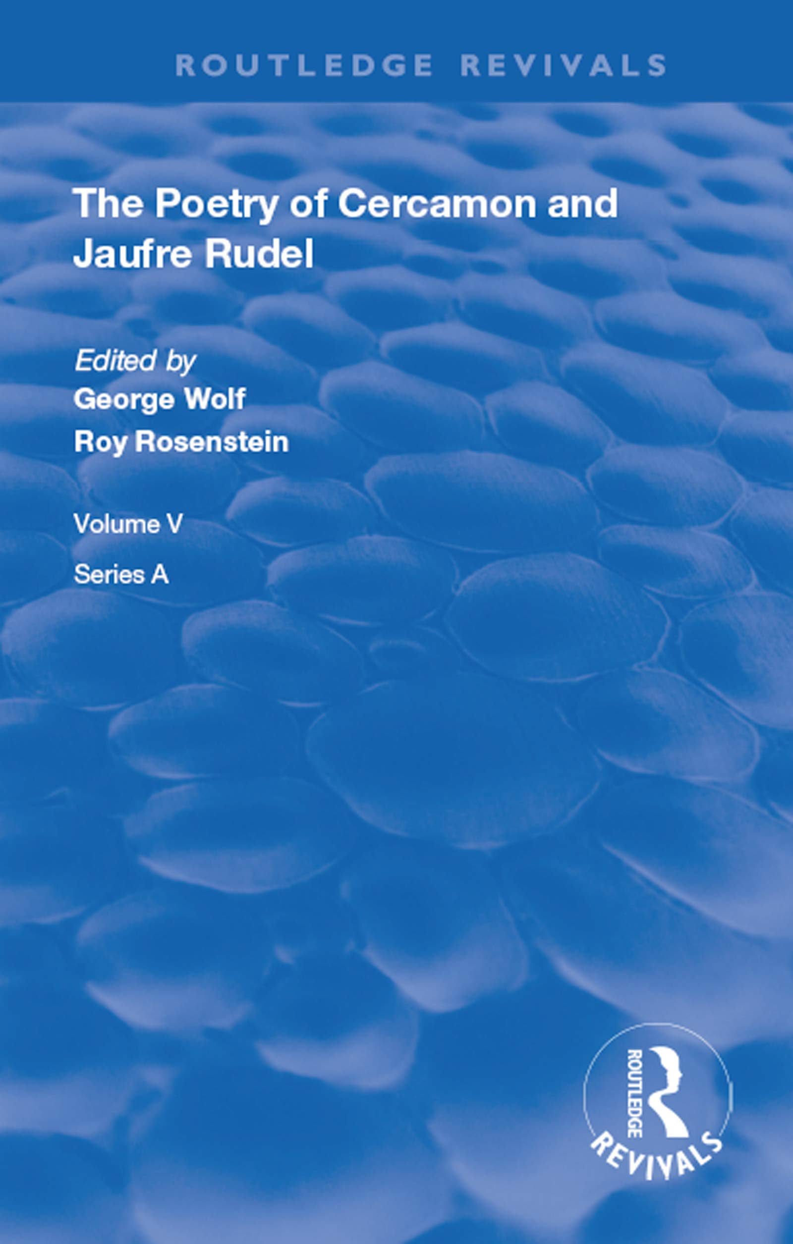 Poetry of Cercamon and Jaufre Rudel Routledge Revivals Livre Anglais