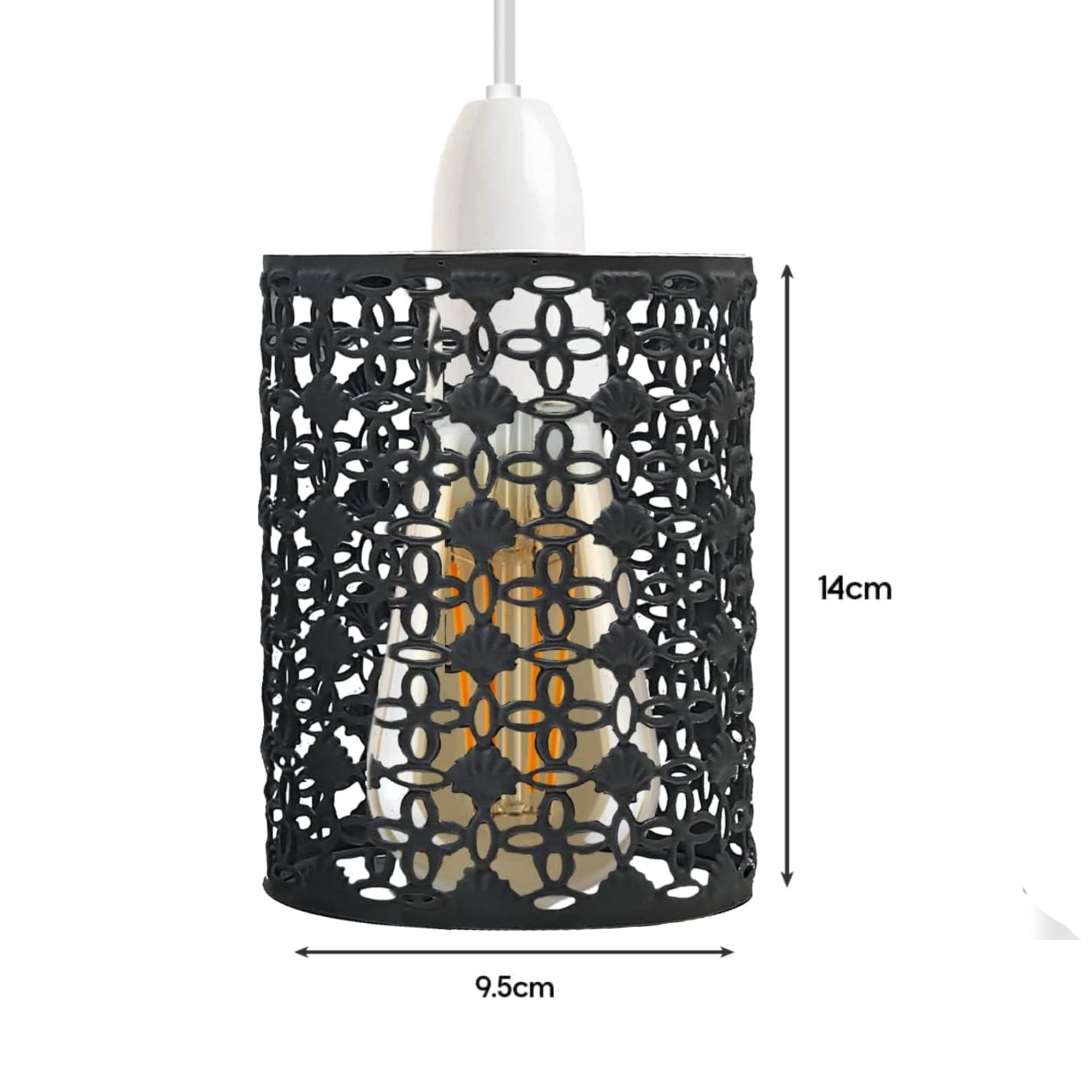 LEDSone Vintage Cage Metal Lamp Shade - Image 3