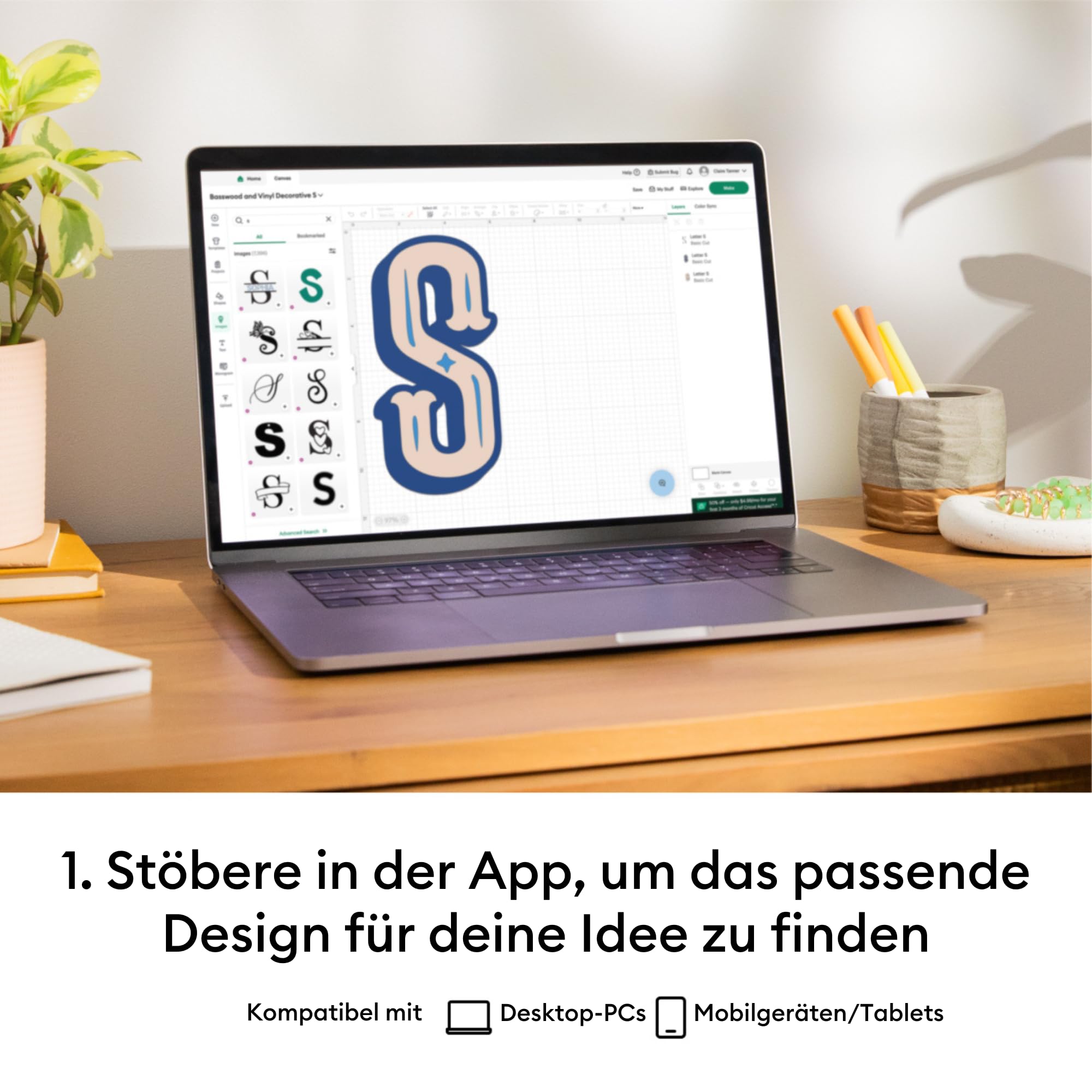 Cricut Maker™ 4 Ultimate-Bundle 2026, Smart-Schneidemaschine, professioneller DIY-Vinylschneider und Stanzmaschine für Stoff, Leder, Vinyl und viele weitere Materialien