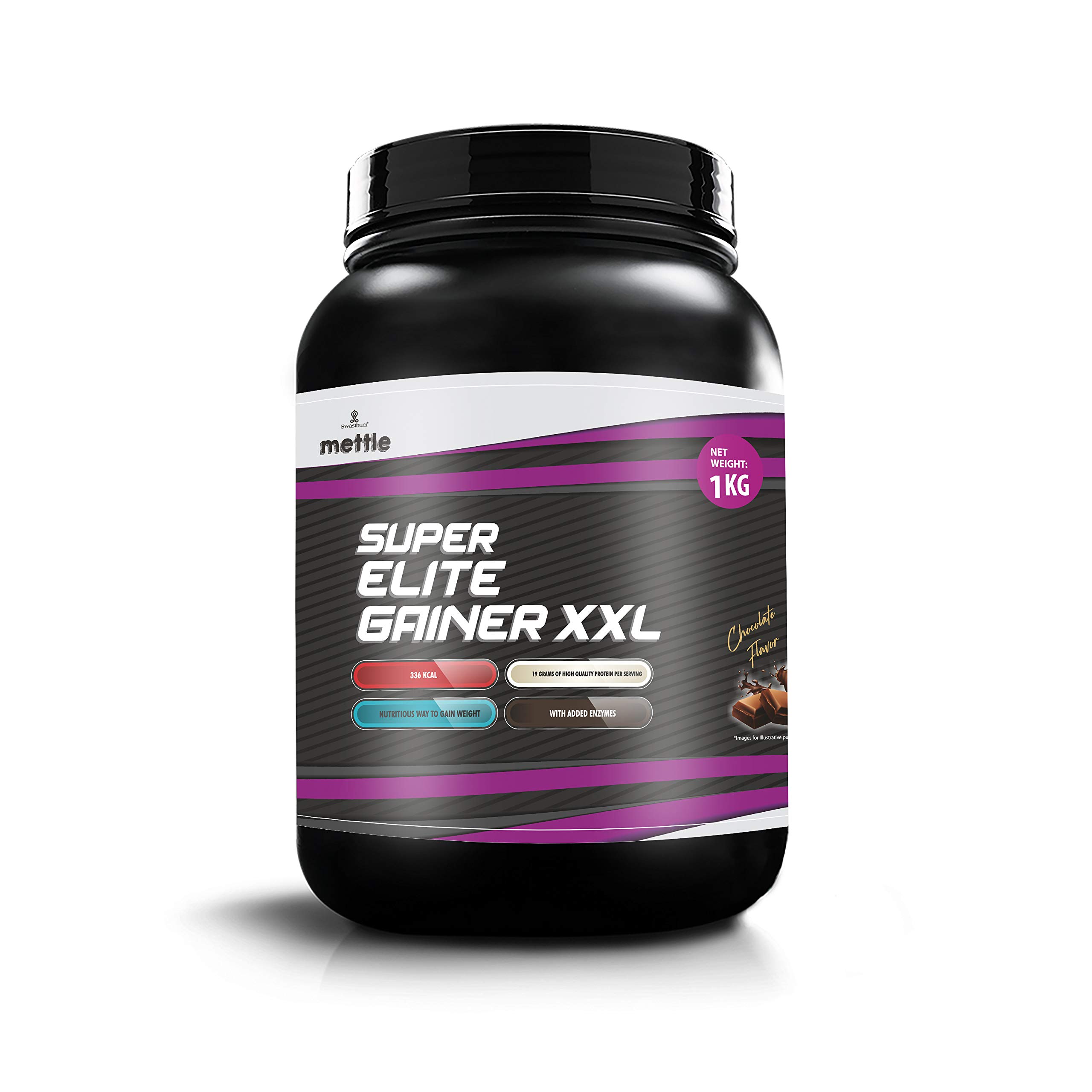 Buy swasthum Mettle Super Elite Gainer XXL Mass Gainer Weight Gainer Post Workout 336