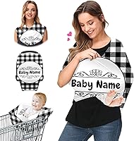 Vista 6 de Cubierta de cochecito de bebé para asiento de automóvil, cubierta de enfermería, bufanda de lactancia materna, suave y elástica, cubierta de toldo