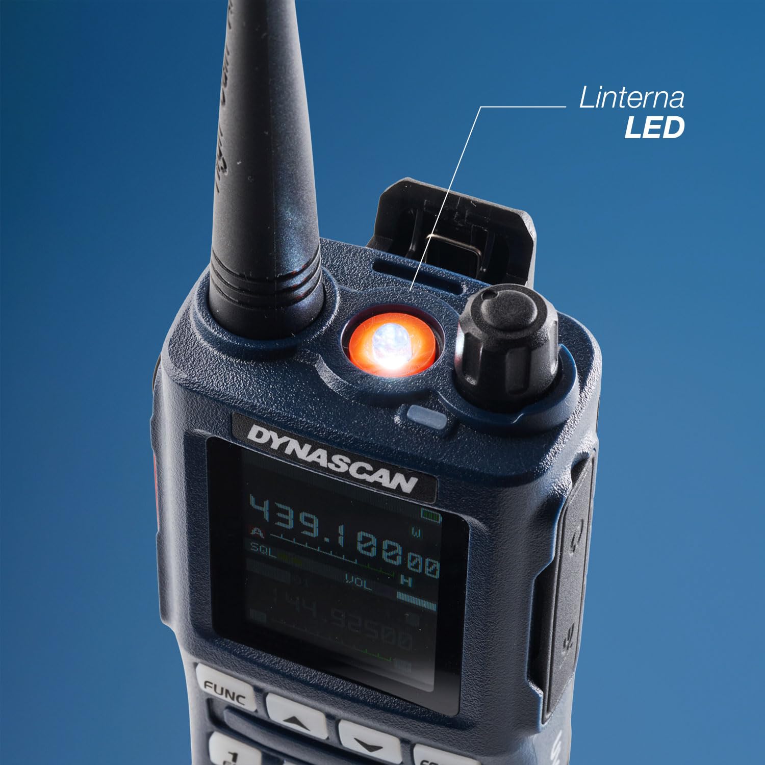 Stazione radio Dynascan UV‑101 doppia banda VHF/UHF