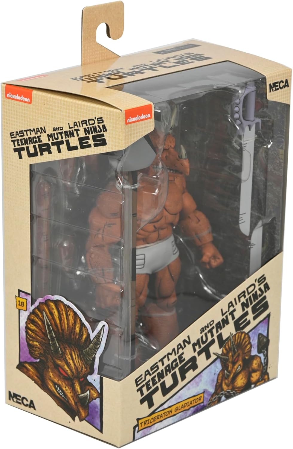 NECA Teenage Mutant Ninja Turtles 7" Triceraton Gladiator Action Figure
