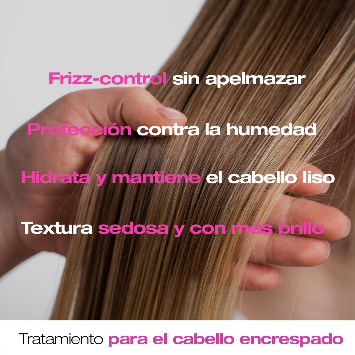 abril et nature - Mousse Capilar Nature Frizz - Efecto Alisador Intensivo - Para Cabellos Encrespados - Espuma Anti-Frizz - Larga Duración 30 días - Resultado Inmediato Facilita el Peinado - 100 ml