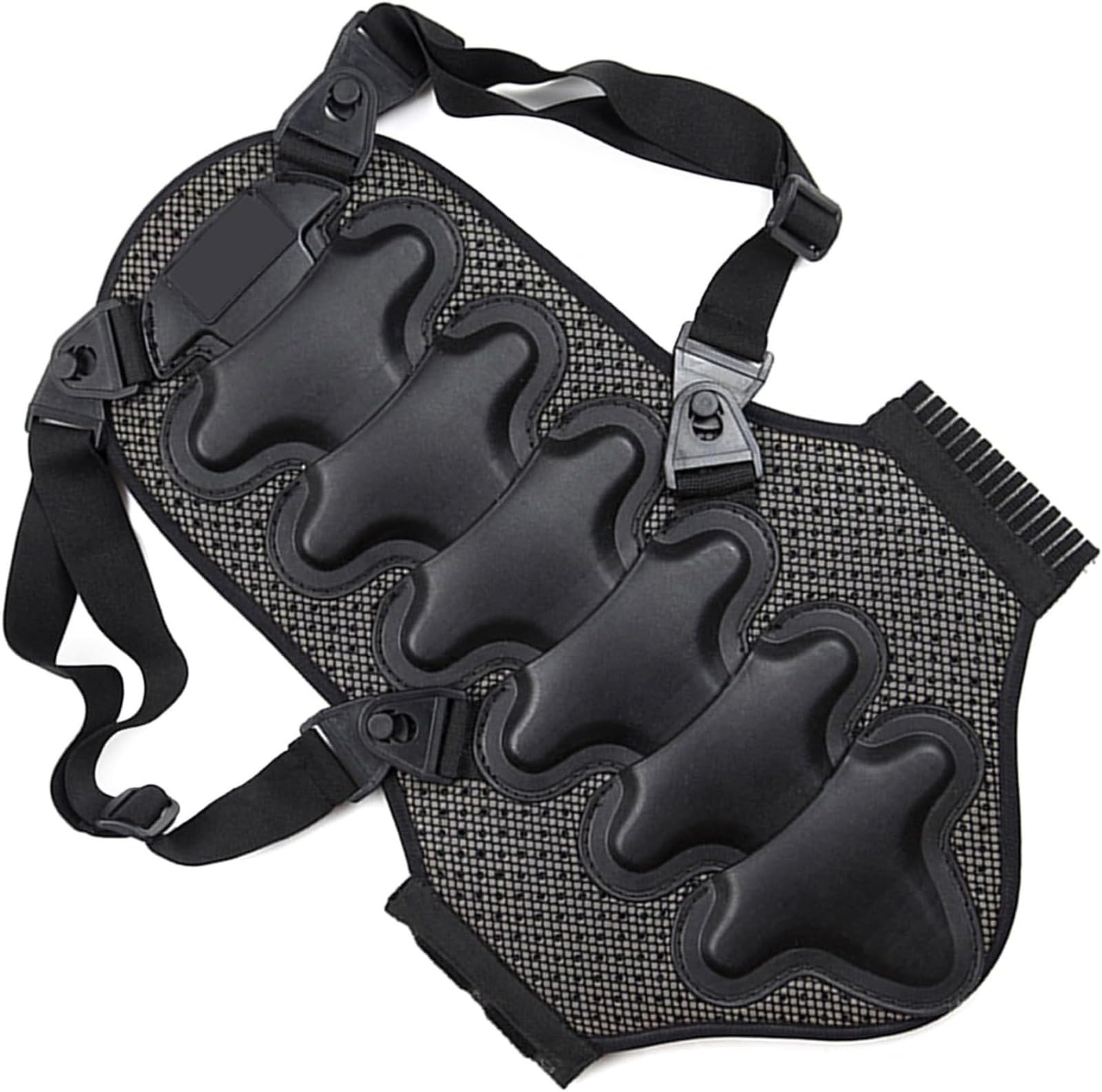 Protection Dorsale Adulte/Ado - Pour Snowboard, Ski, Moto, Patinage - Noire - Taille Réglable