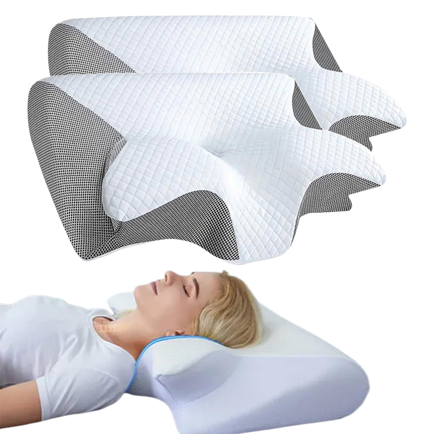 INTONE™ Pillow Amazon.com: Ergo Z Pillow, Breathable 100% Memory Foam Pillows