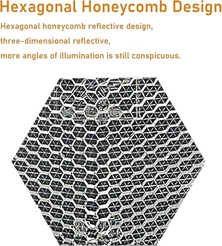 Miniatura 3 de Reflector autoadhesivo rectángulo 94X44mm seguridad impermeable pegar en árboles de buzón de entrada