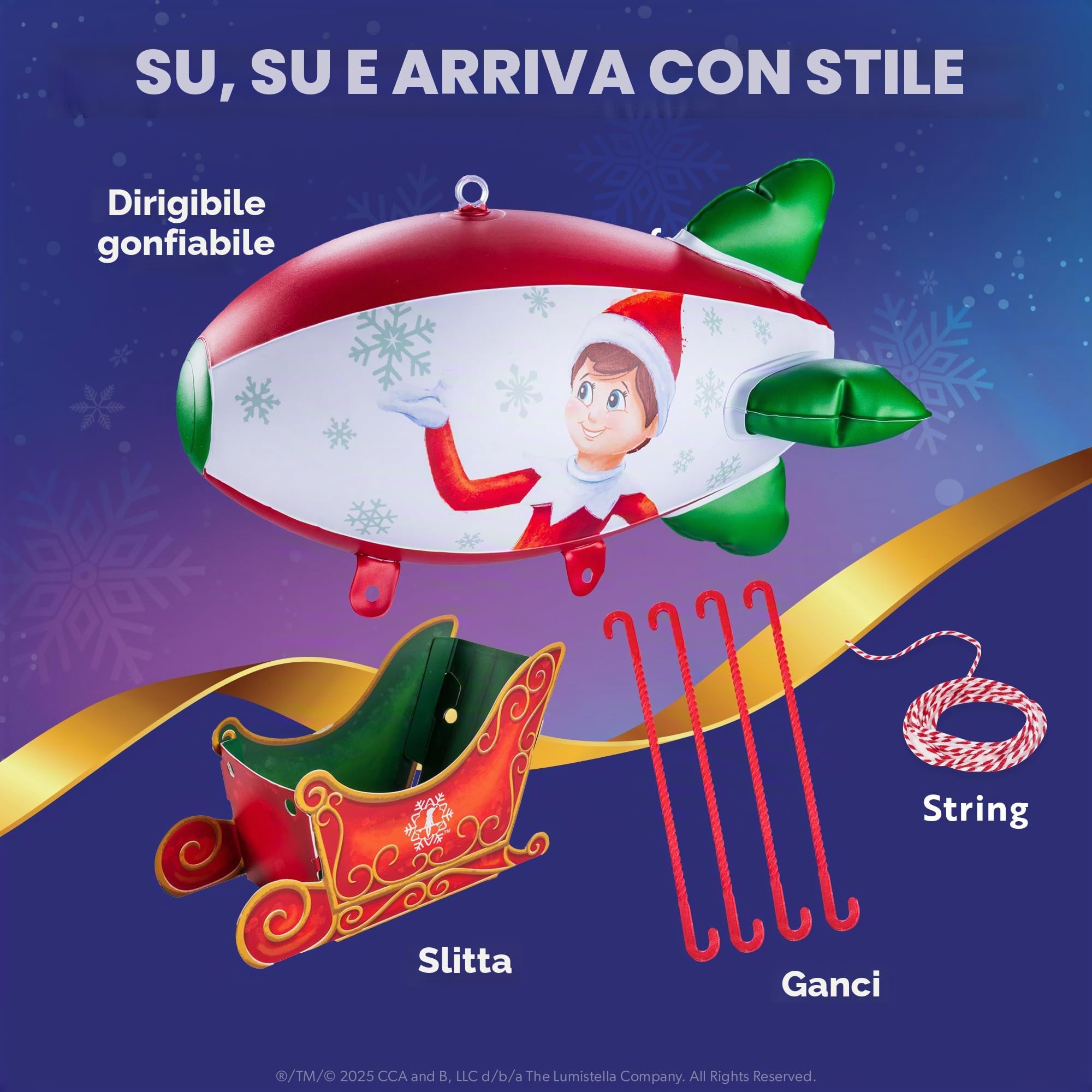 The Elf on the Shelf® Polar Props(TM) 20th Anniversary Luftschiff