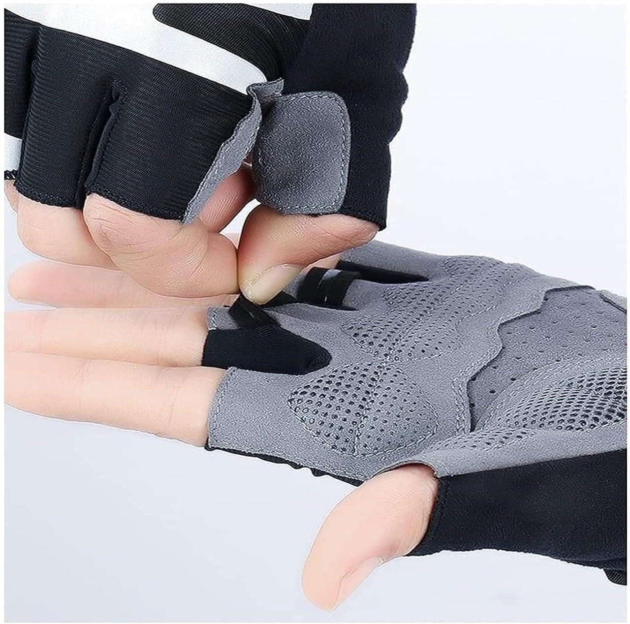Guantes de Bici Guantes de Ciclismo Guantes De Medio Dedo Levantamiento De Pesas Ciclismo De Medio Dedo Hombres Y Mujeres Antideslizantes Deporte Guantes Guantes de Bicicleta