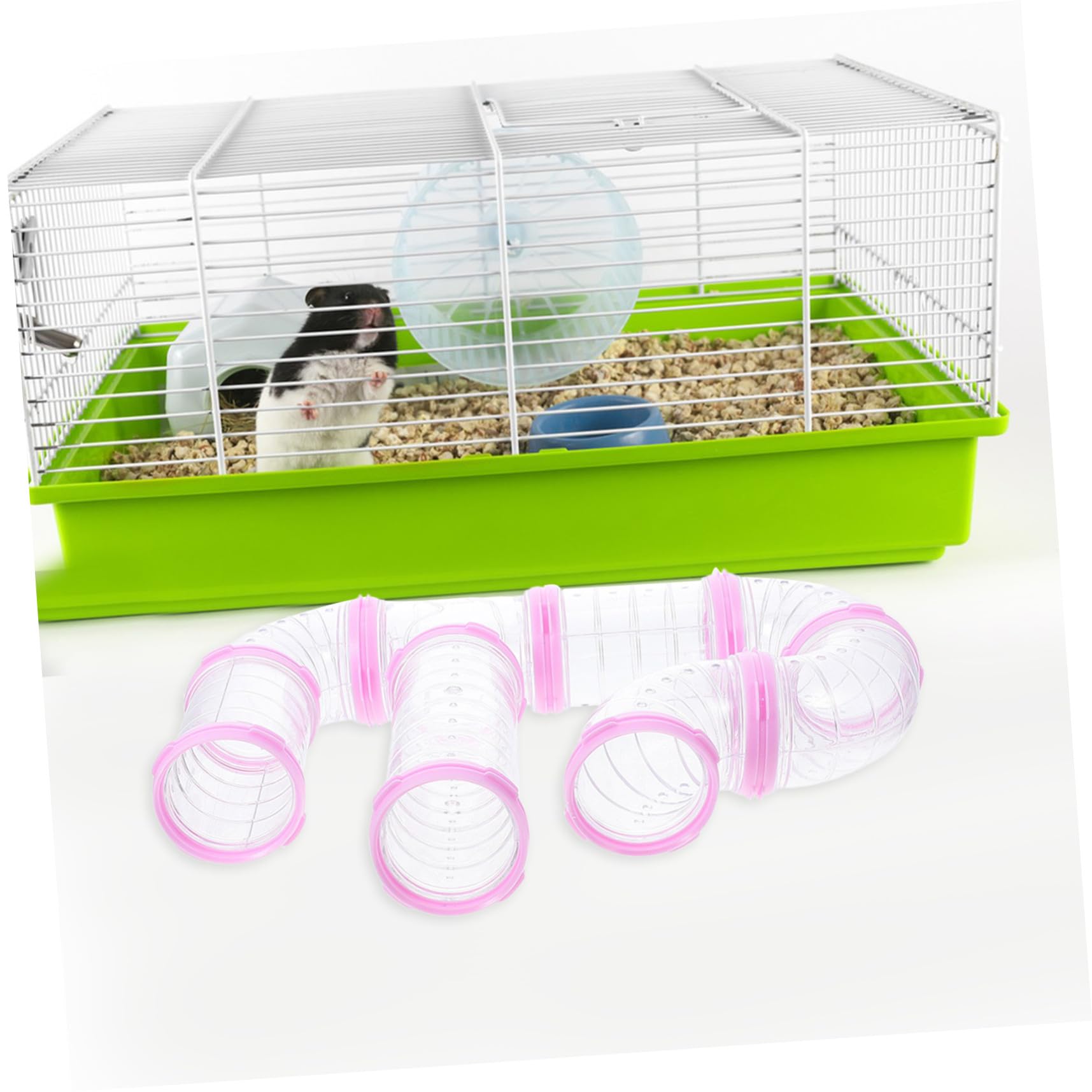 16 Stück Hamsterröhren aus Kunststoff für Käfig Außen
