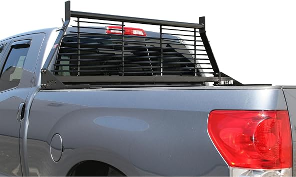 Westin 57-8025 HD Headache Rack fits 1988-2018 C/K Silverado Sierra 1500 (Exc 88-91 Crew Cab) 1999-2025 Silverado Sierra 2500 3500 2004-2025 F150 (Exc 04 Heritage 22+ Lightning EV) 2007-2021 Tundra