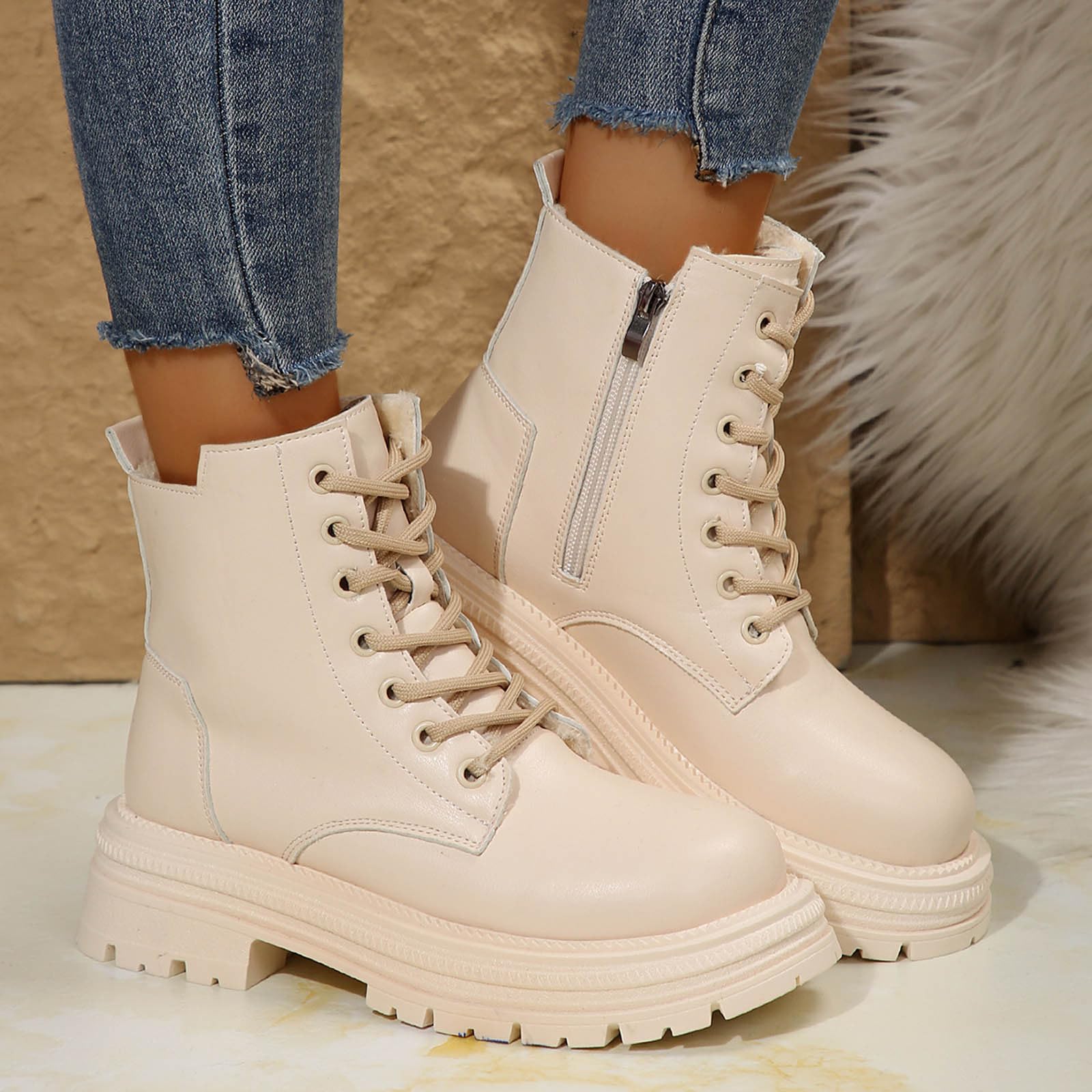 Botas de agua cortas para niñas adolescentes para otoño e invierno, estilo británico, fáciles de limpiar, de piel, para días lluviosos, viajes, oficina, vaqueros, para mujer, hasta la rodilla