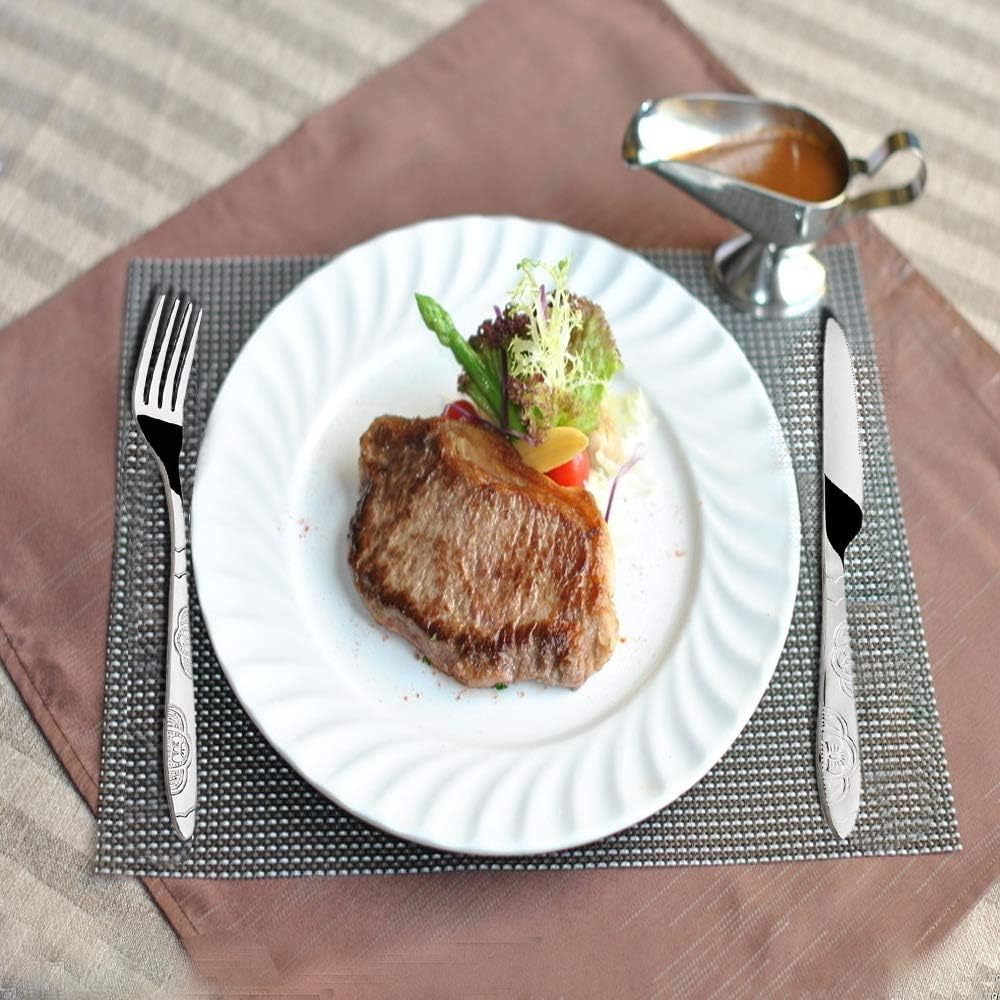 Cping Sierware Set, ANDAY Knife Fork Spoon Chopstis Stainl