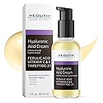 YEOUTH Hyaluronic Acid Moisturizer Face Cream with Vitamin C & E, Ferulic Acid & Tripeptide 31, Hydrating Face Moisturizer, Hyaluronic Acid Cream Suitable for Dry & Dull Skin 1oz