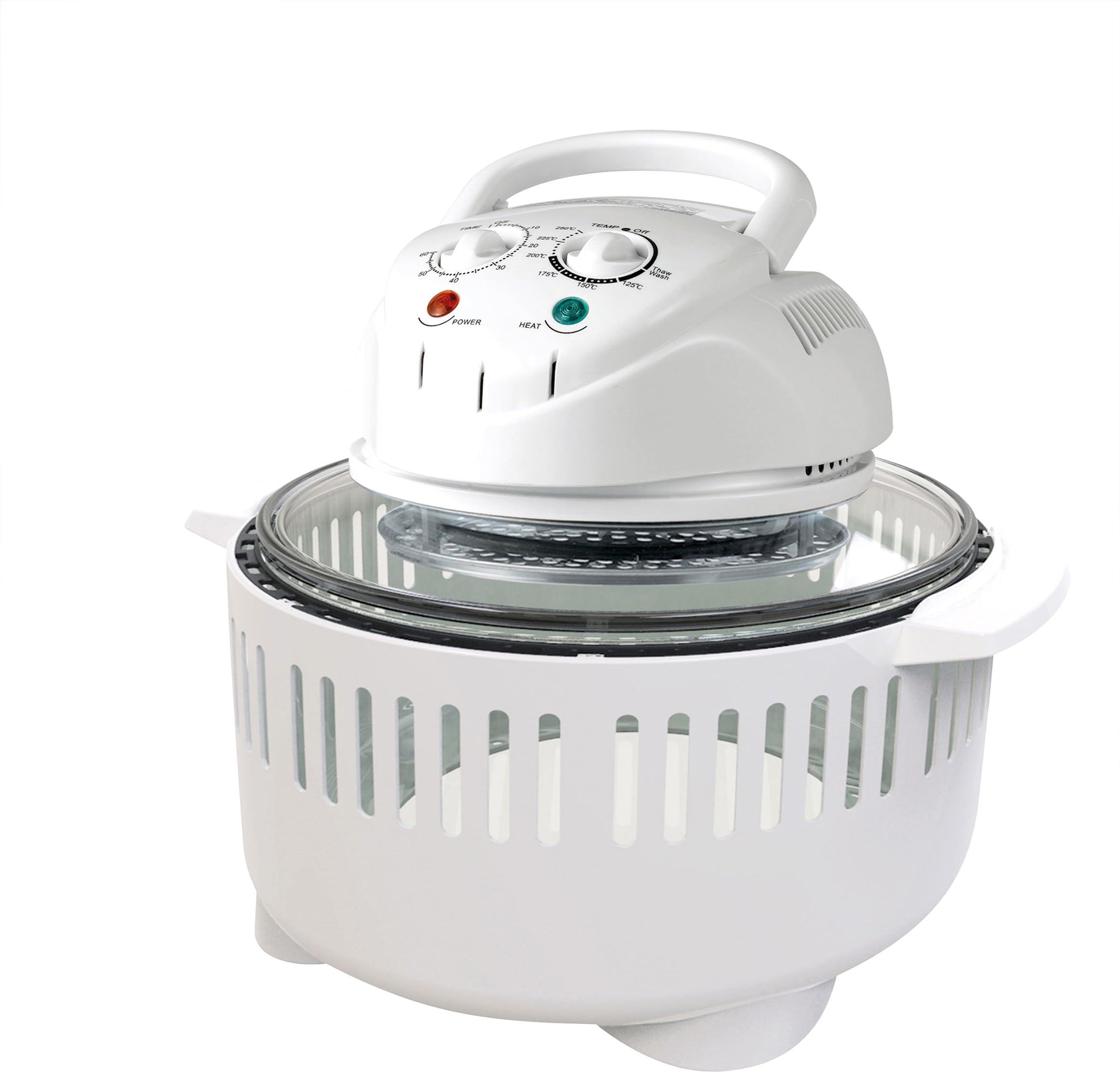 1400W Halogen Oven Healthy Cooking Extending Convection Cooker 12-17L with Accessories and Protective Basket [Energy Class A+]