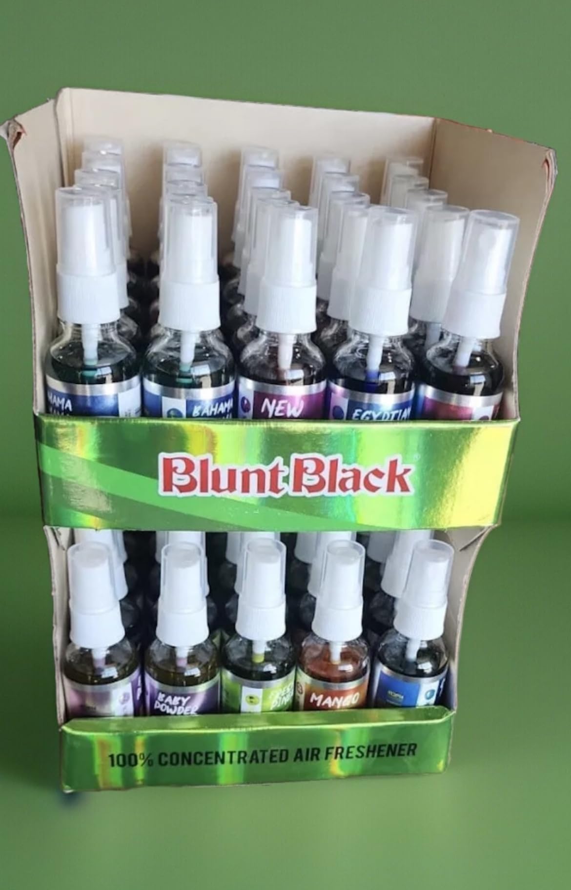 Wholesale BluntBlack Extra Strong Air Freshener Concentrated Assorted (50 count Display)