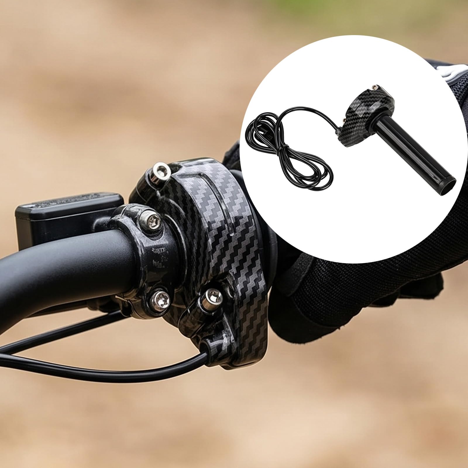 Poignée d ' accélérateur ABS résistante intempéries à dégagement Rapide adaptée Guidon de étanche pour vélo Tout-Terrain électrique X S