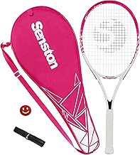 Senston Tennisschläger 68,6 cm, S700 Professioneller Tennis Schläger mit Tennistasche und Vibrationsdämpfer