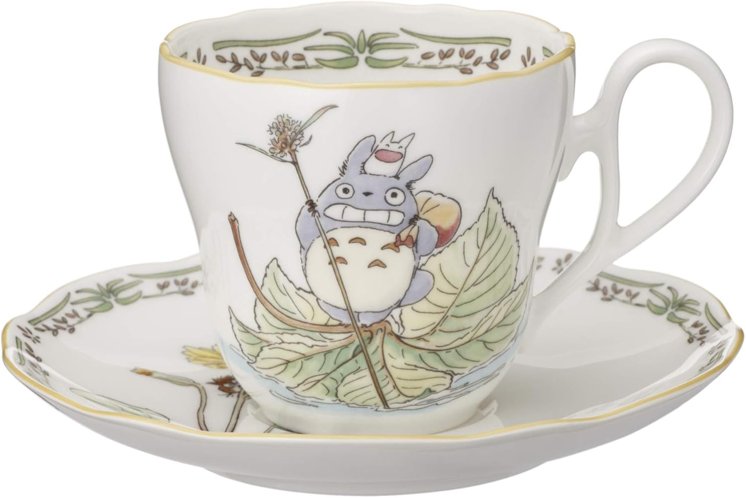 Noritake TT97889/4924-8 Noritake Cup & Saucer (For Both Coffee/Tea), 12.5 fl oz (375 cc), Microwavable, Bone China