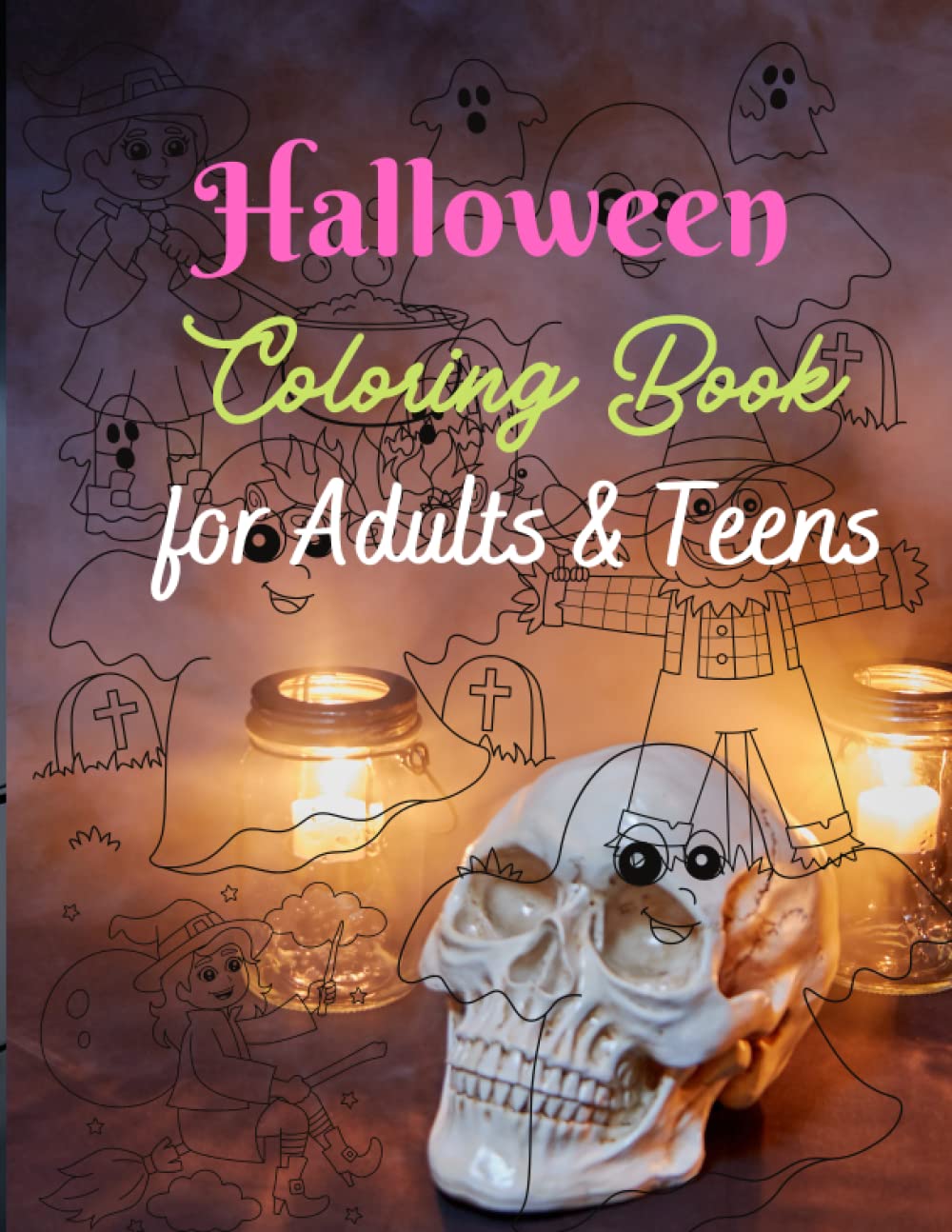 Halloween Coloring Book for Adults &Teens