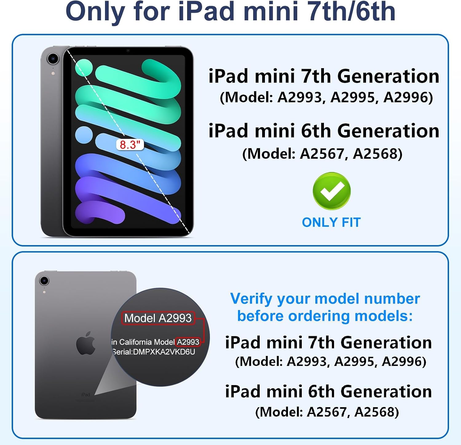 360° 4 Way Privacy Screen Protector for iPad Mini 7th/6th A17 Pro image 2