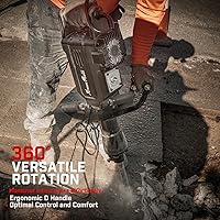 Vista 4 de XtremepowerUS Construcción eléctrica resistente del sacador del interruptor del martillo de Jack de la demolición 2800Watt