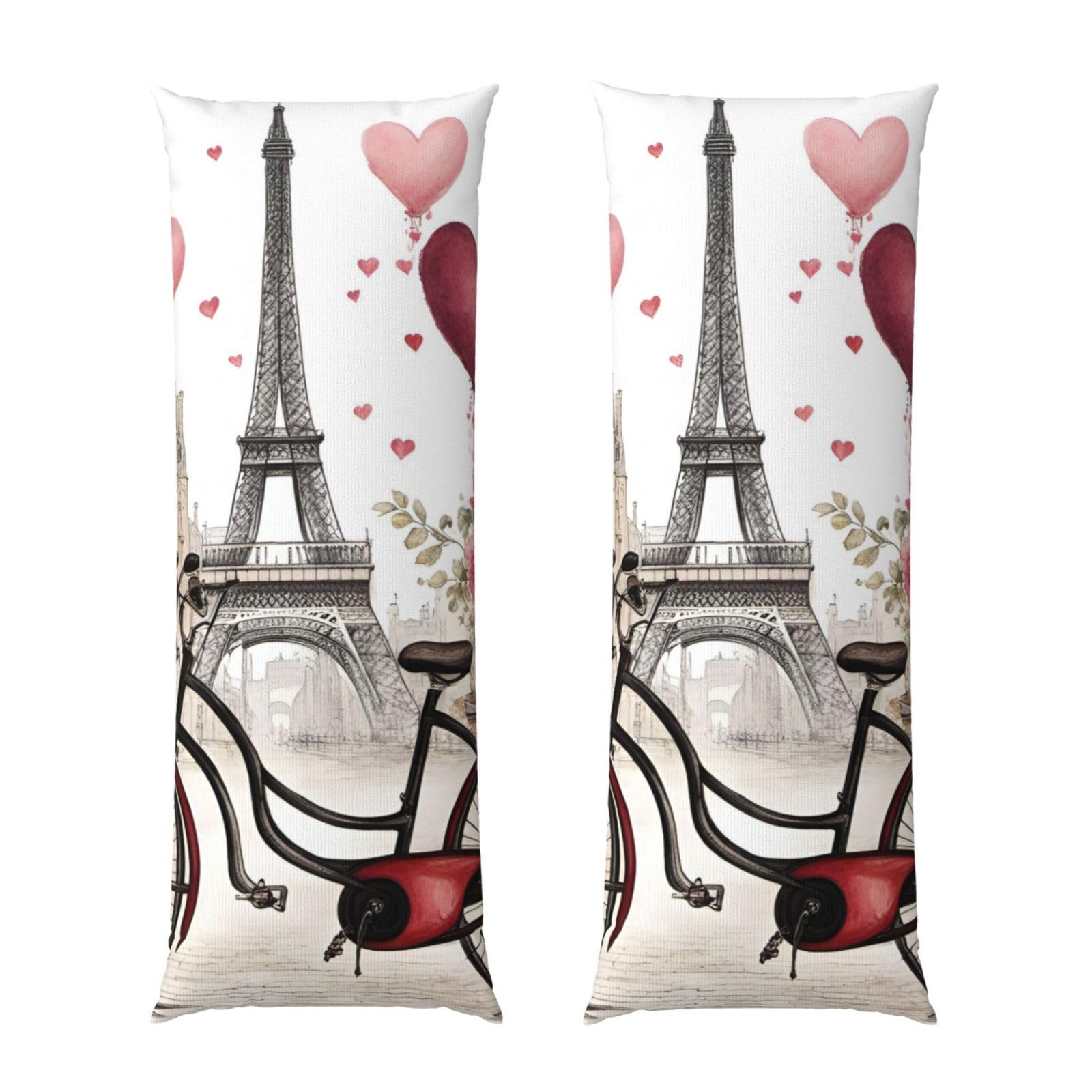 Taie d'oreiller de corps ultra douce pour apaiser vos nuits avec des motifs parisiens