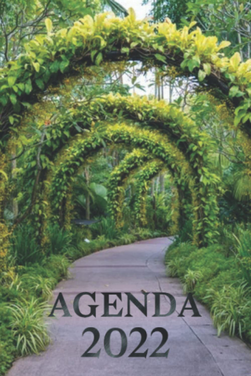 Buy Agenda 2022 jardin verte Agenda Semainier d'un an de janvier 2022