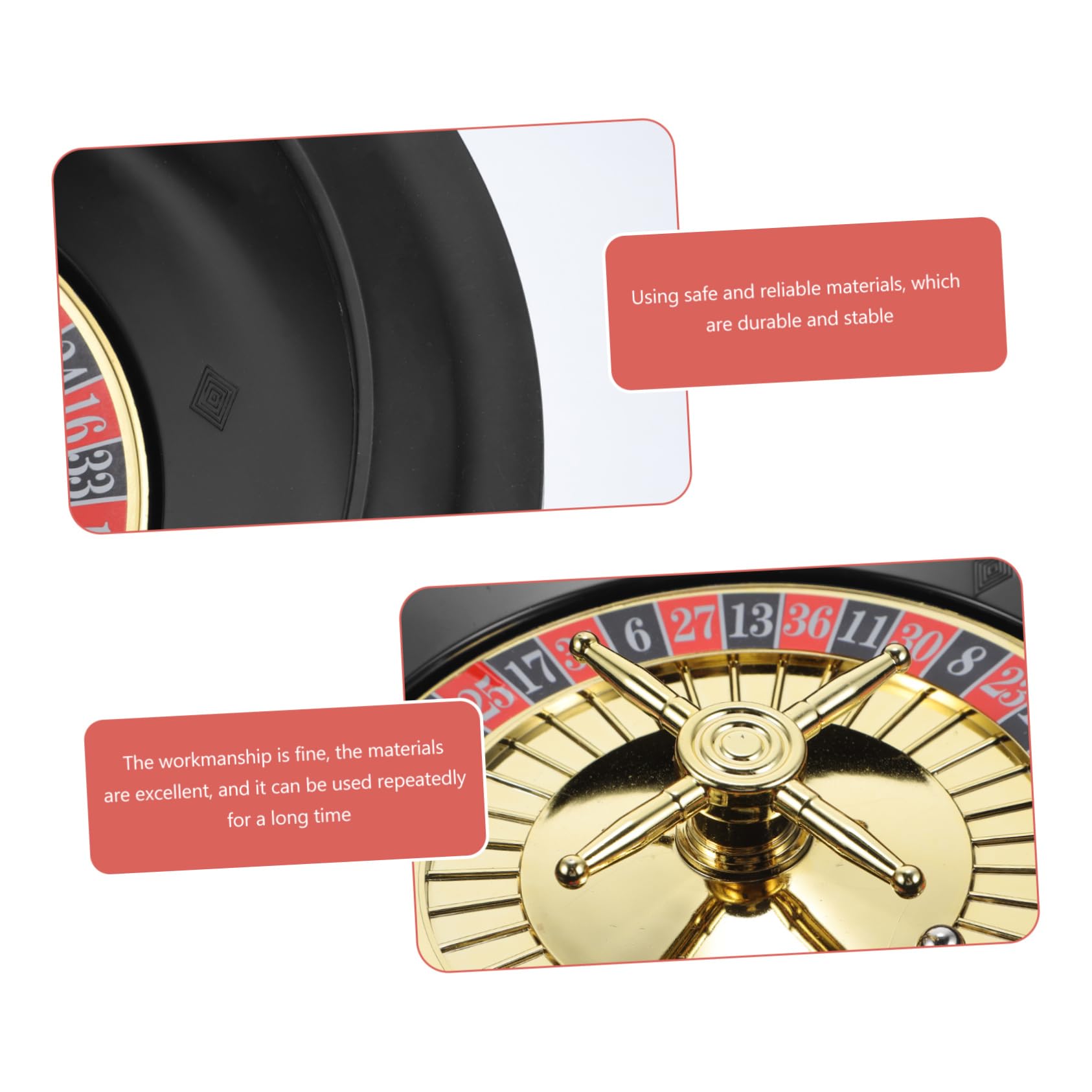HANABASS Roulette Russa Giradischi digitale Ragno Ruota Gioco Multifunzionale Posare Grande Rouletterad Fai da Te Ruota Rotante Giradischi Ruota Rotante per Bar