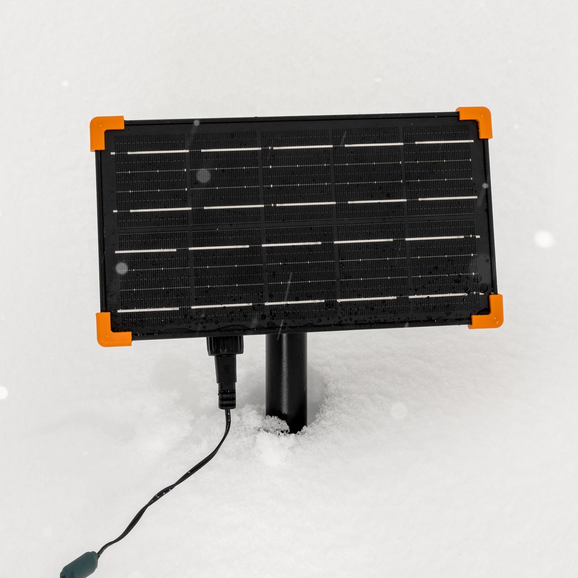 Novelty Lights 100 Light True Twinkle (100% Twinkle) Solar LED Weihnachten Mini Licht Set, Warmweiß, Outdoor Lichterkette, Grüner Draht, 44 Fuß