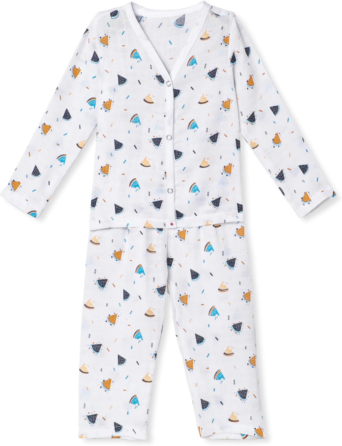 The Boo Boo Club Toon Toon 100% Organic Cotton Muslin Night Suit for Baby Girl and Boy 12