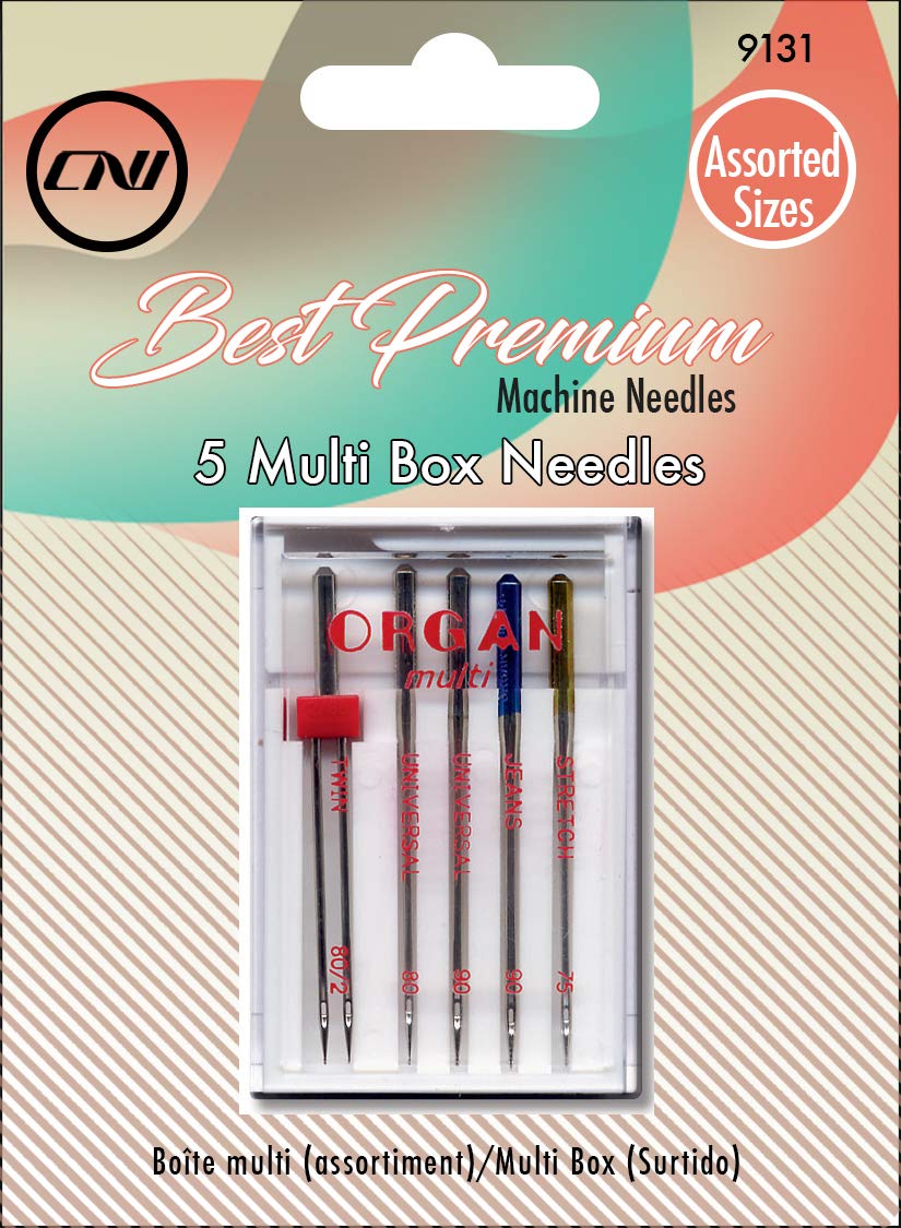 Clover 9131 meilleur premium machine aiguilles multi box en acier trempé