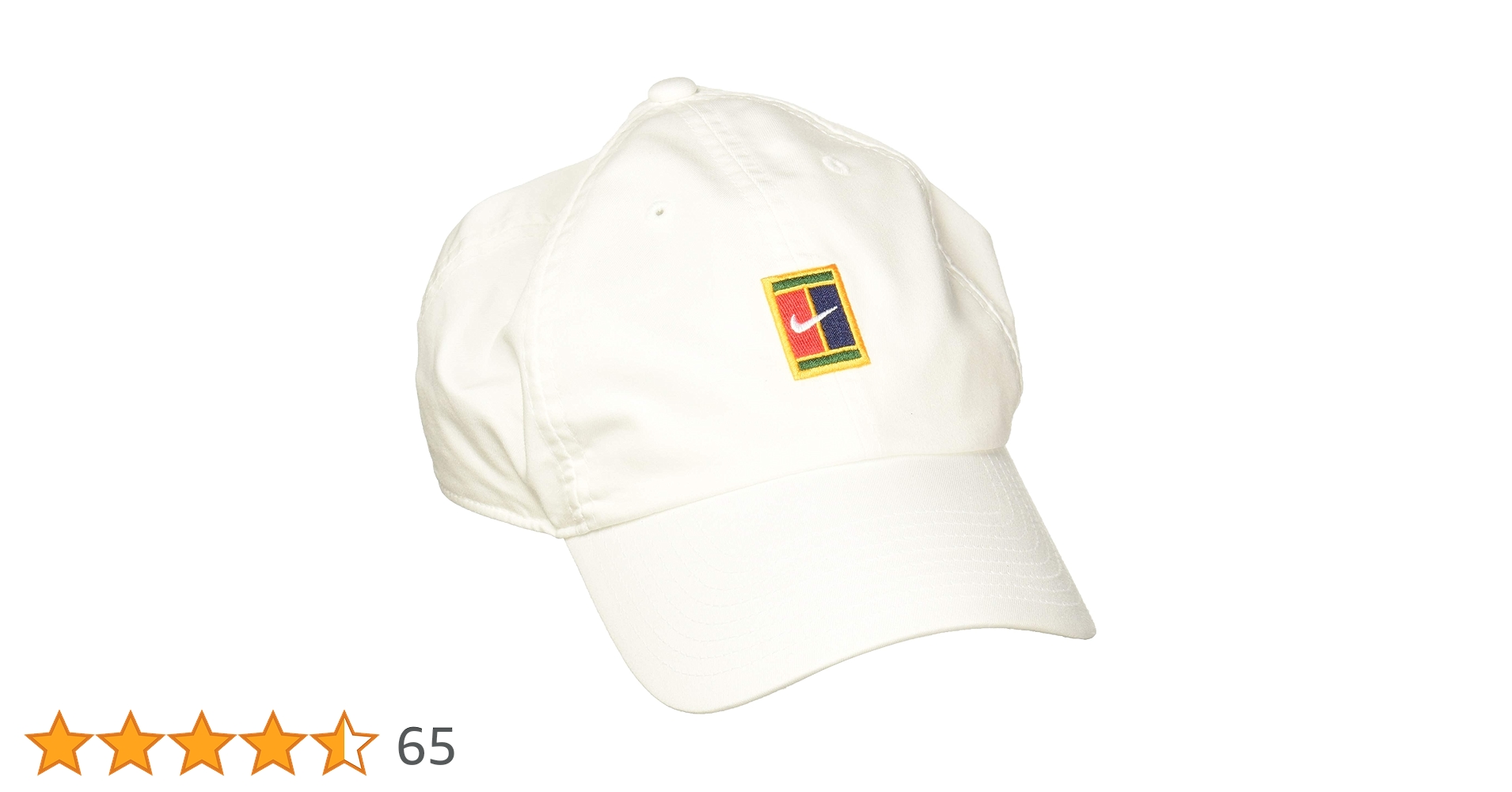 NIKE 00sヴィンテージテニスキャップ コートロゴ刺繍クリームイエロー NIKE 00sヴィンテージテニスキャップ コートロゴ刺繍クリーム