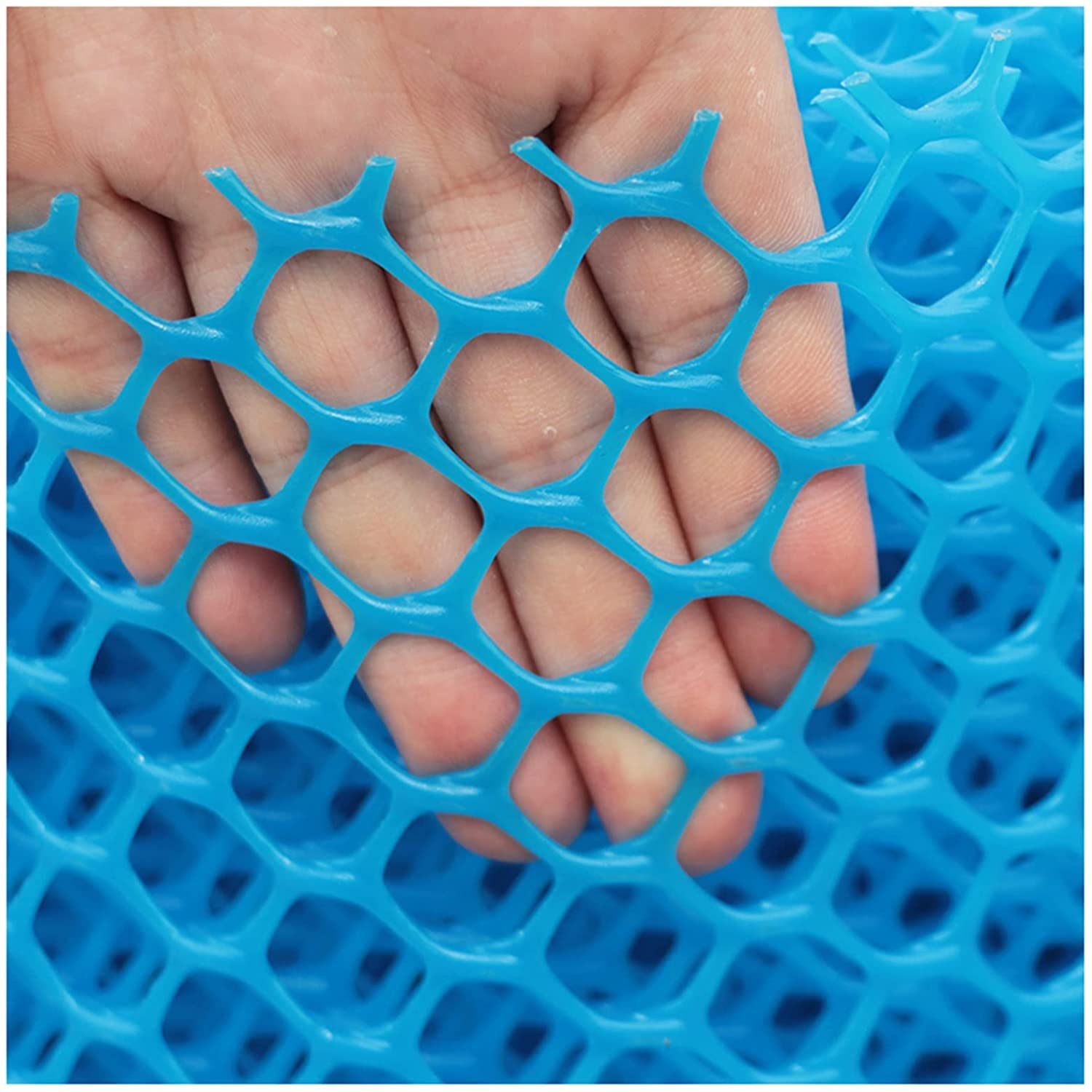 Rete per Piante Blu, per Anatre/Gatti/Conigli, per recinzioni in Rete per balconi, Recinzione in Filo Metallico Esagonale in plastica per Giardinaggio, pollame