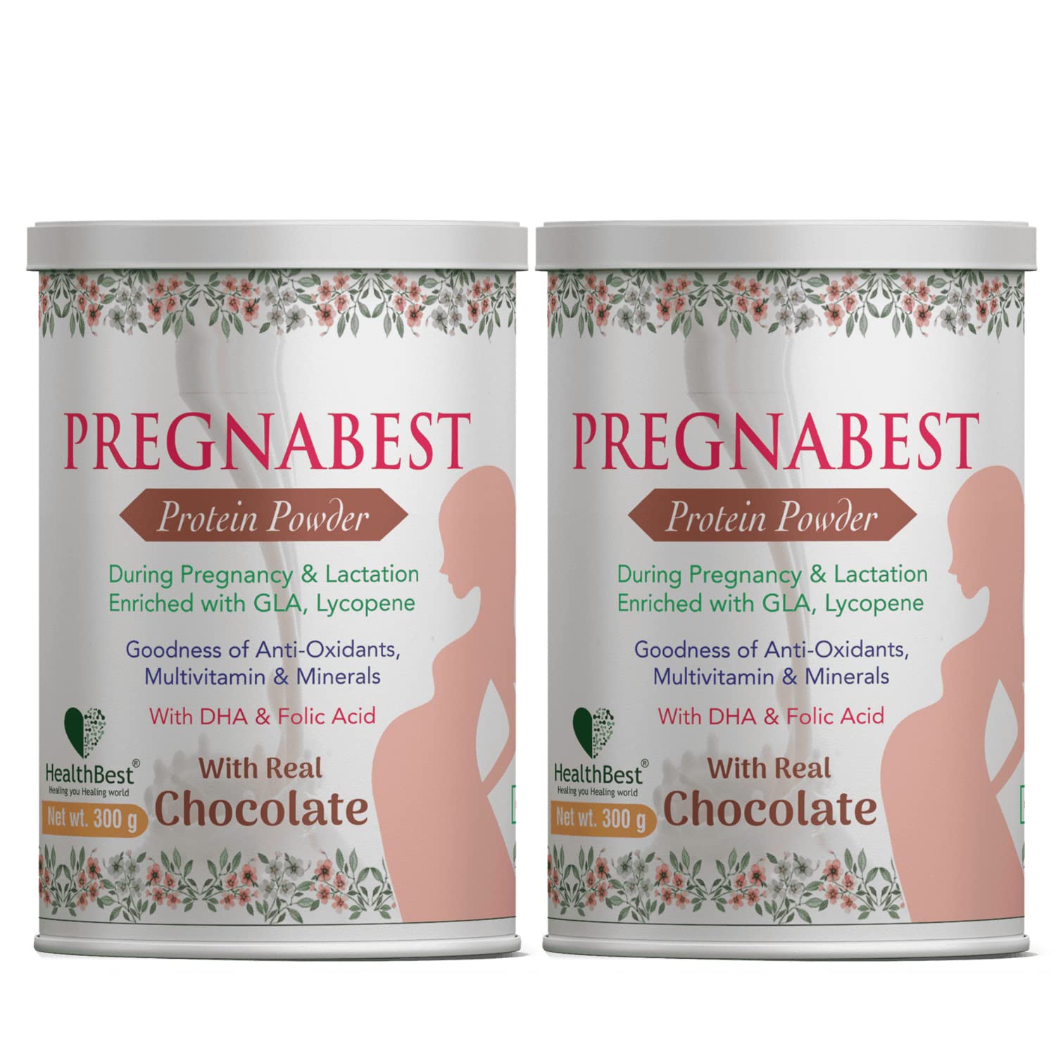 HealthBest Pregnabest Protein Powder for Women | Chocolate Flavour | 300gm (Pack of 2) (B0C5MXRHGR) Amazon Price History, Amazon Price Tracker