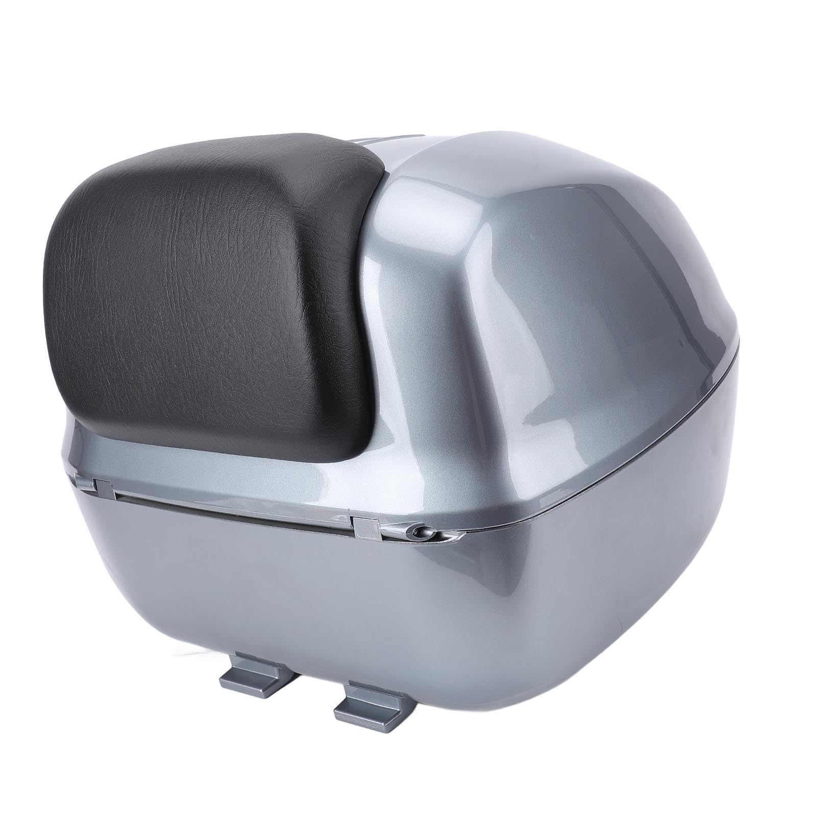 Top Case étanche pour moto avec serrure à combinaison pour scooter 33 L léger en ABS (gris)
