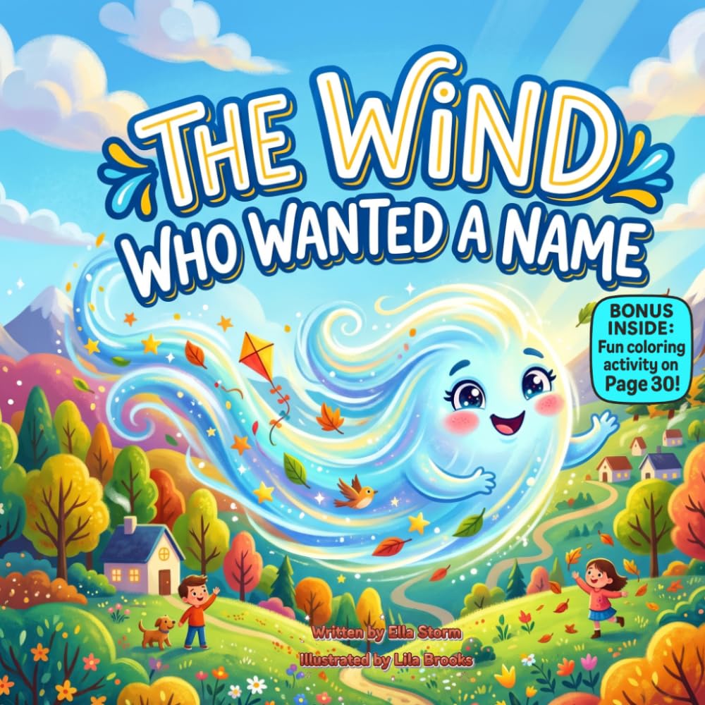 The Wind Who Wanted a Name: A Funny Rhyming Picture Book About Self-Worth, Friendship, and Being Yourself