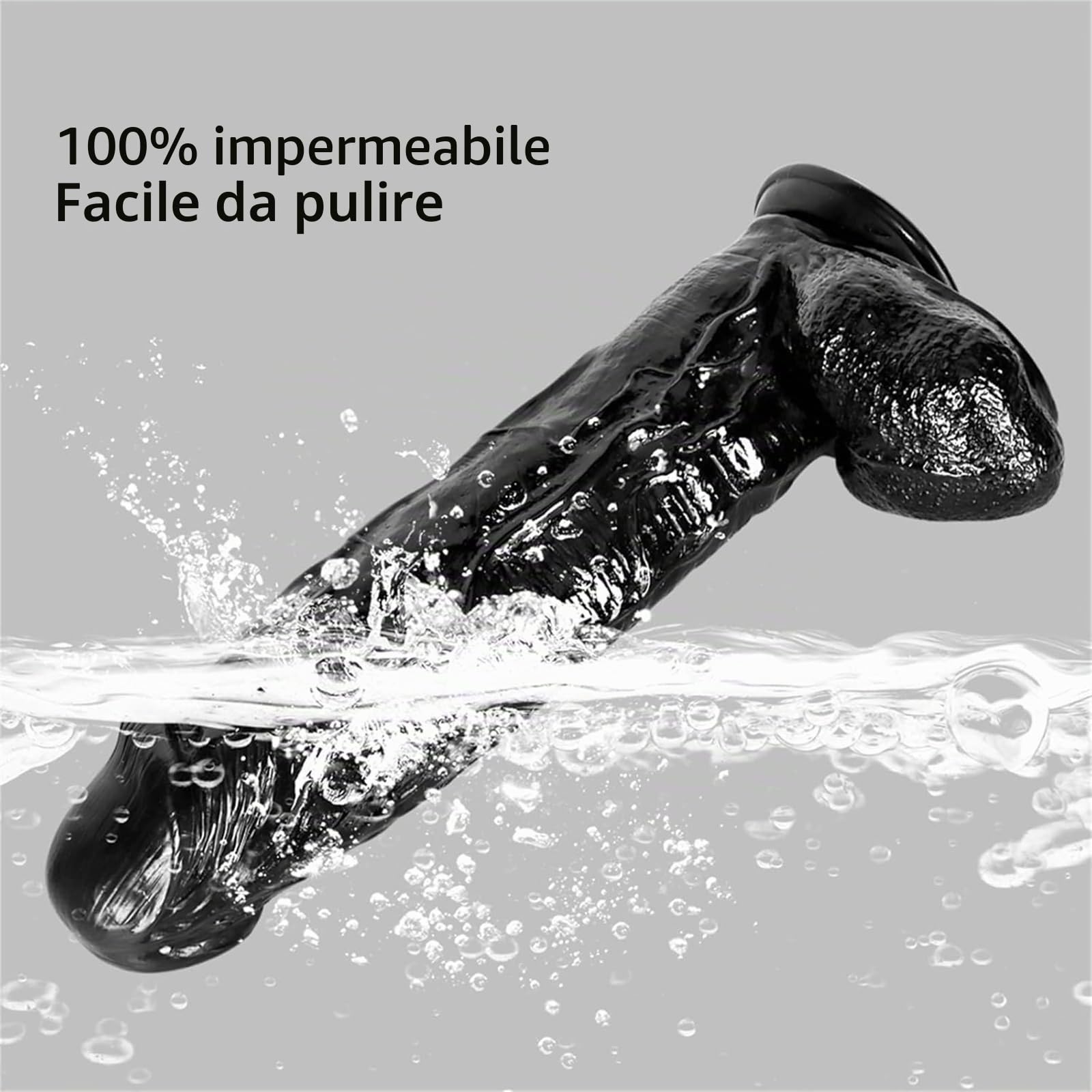 Dildo Gigante Spesso Dildo Realistico, XXL Fantasy Dildo Anale Extra Large Replica del Pene Punto G e Dilatatore della Prostata Ano Vero Plug Anale Giocattolo Sessuale,L