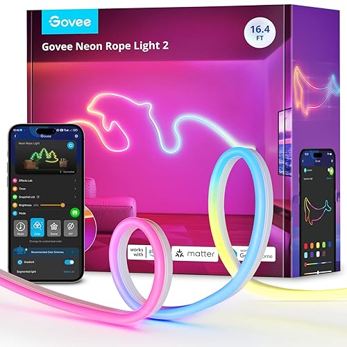 Govee Neon Rope Light 2 RGBIC 16.4ft