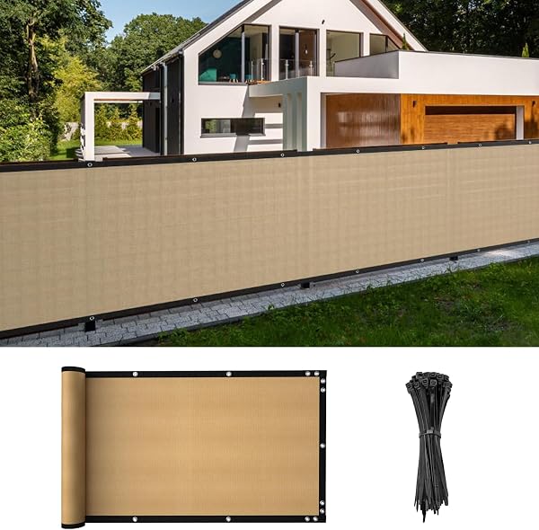 Cliselda Privacy Screen Fence for Garden Backyard Commercial Residential