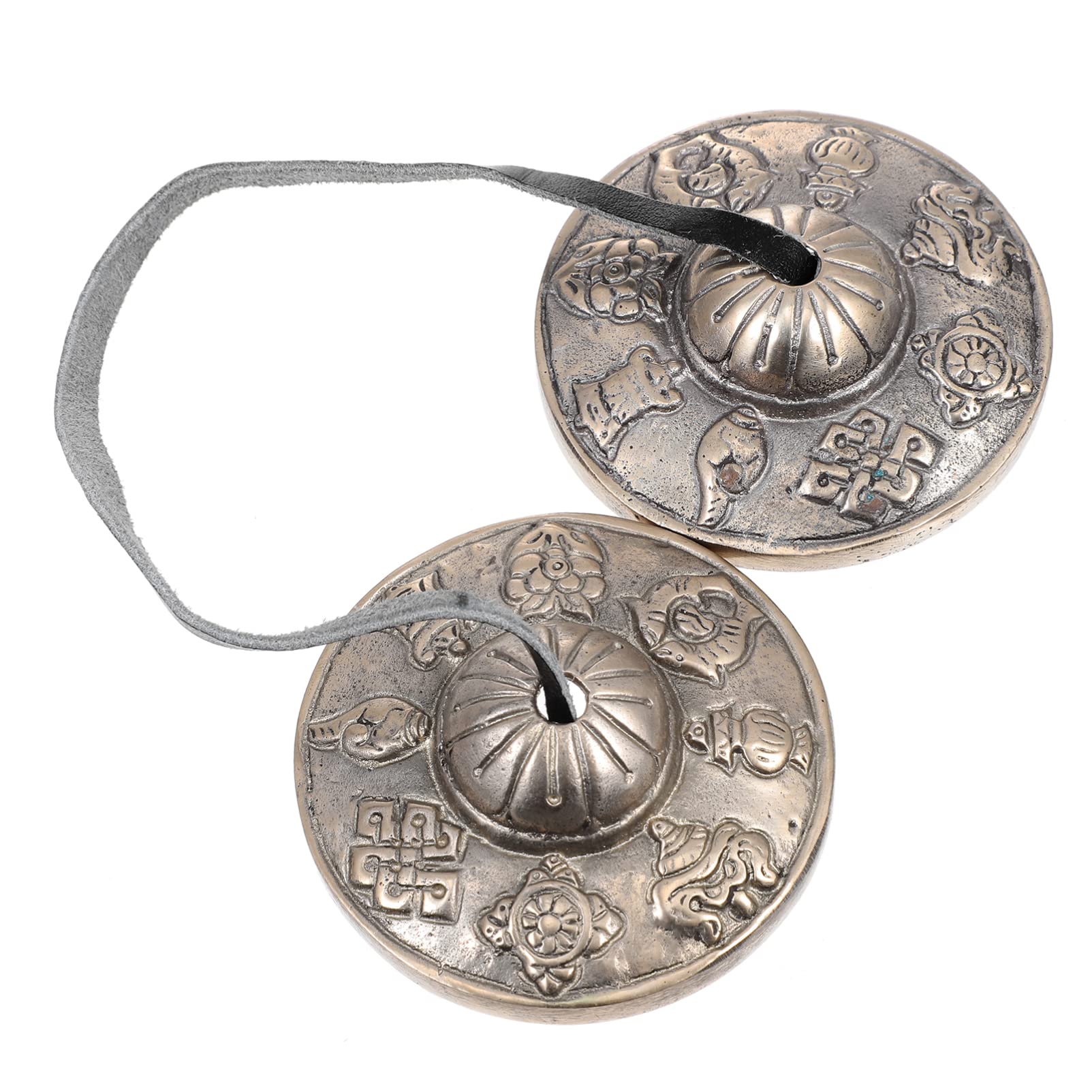 HEALLILY Tibetan Tingsha Cymbals Yoga Meditation Chime Bells Cymbals Bell for Percussion Instrument for Meditation Pray Yoga Sound Healing