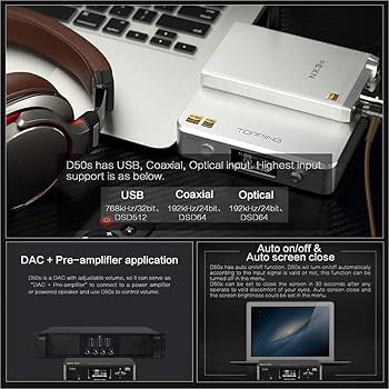【美品】topping D50s DAC Topping D50s DAC, PA3, & P50 | Audiophile | DACs | Drop