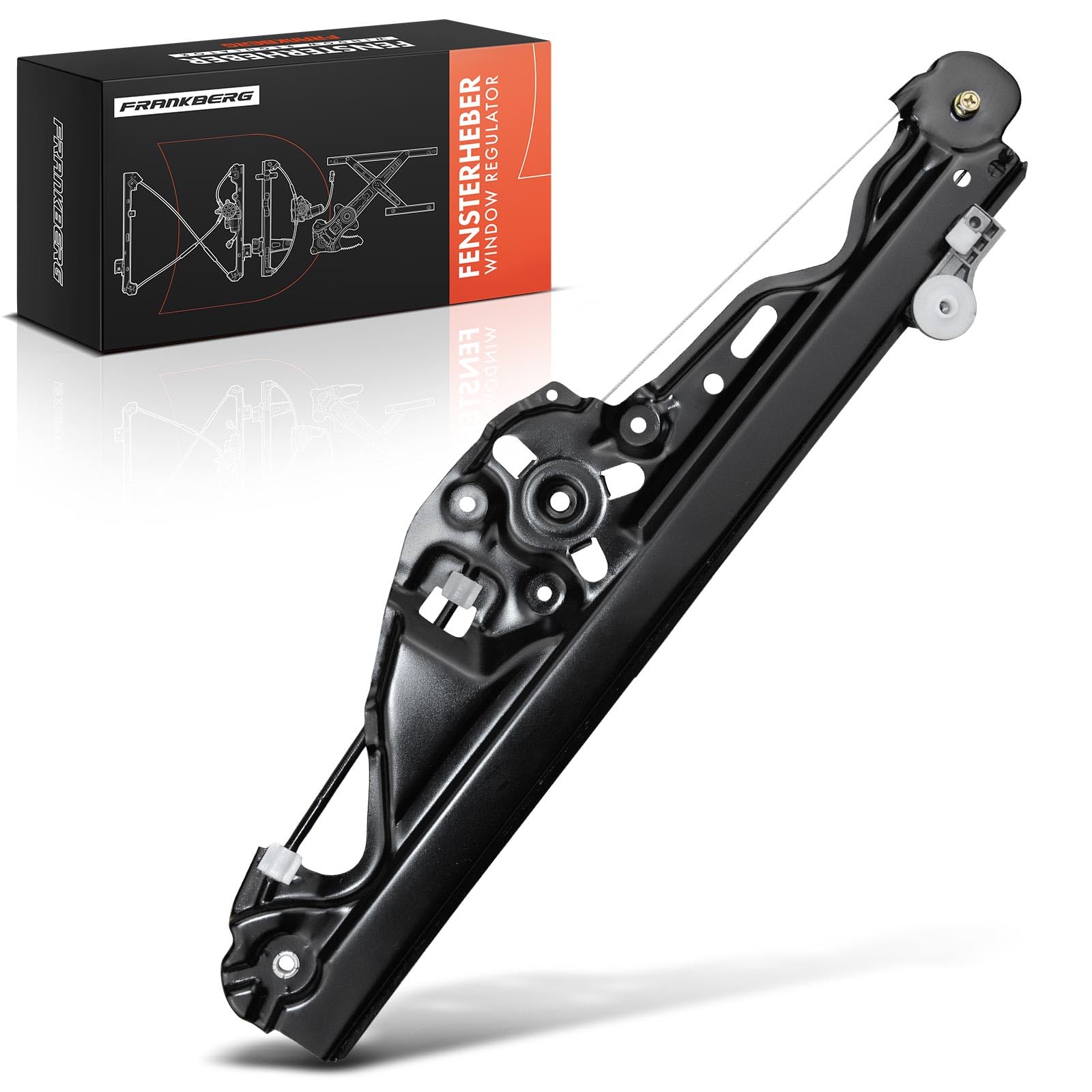 Frankberg Alzacristallo elettrico senza motore posteriore sinistro | elettrico, senza motore, posteriore, Sinistra, 51357184745; Compatibile con: Serie 5 E60, Serie 5 Touring E61