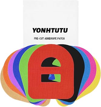 30 Pack Adhesive Patches for Omnipod 5, Waterproof & Sweatproof Flexible Pre-Cut CGM Sensor Tape Patches, Long Stay Overpatch Stickers Compatible with Omnipod 5 Accessories10-Colored