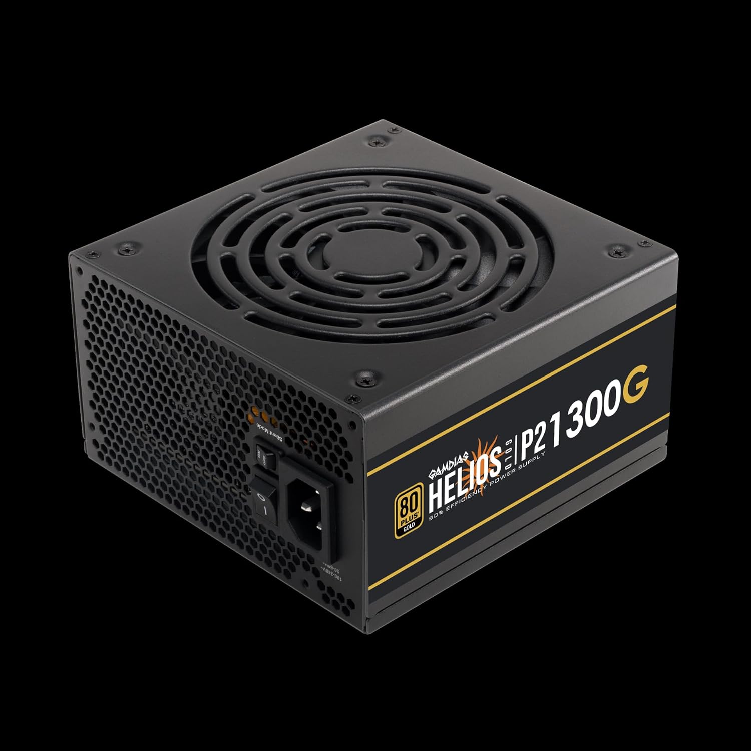 Gamdias 1300G Power Supply | Fully Modular | ATX 3.0 Version| 80 Plus Gold Certified | Japanese Capacitor | 120mm Fan | for RTX 40 Series GPU | 1300 Watt | PCI-E Gen 5.0 Ready