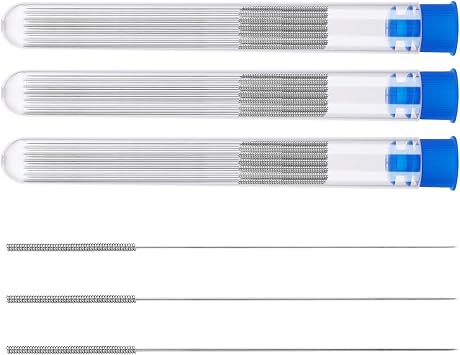 3D Printer Nozzle Cleaning Needles,30 PCS Stainless Steel Cleaning Kit for 3D Printing,Printer Tool for Unclogging Blocked Nozzles 0.3mm,0.35mm.0.4mm